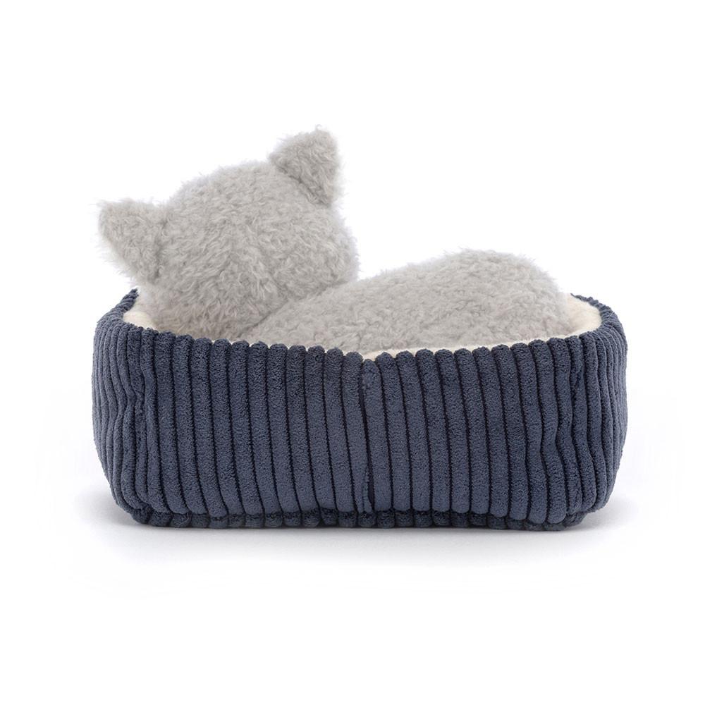 Pluszaki Jellycat Napping Nipper Jelonek,3.9in x 5.9in x 4.7in Szare | Polska  DUTZ-93260