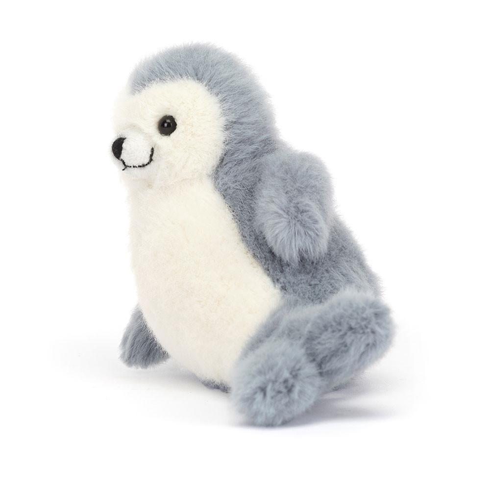 Pluszaki Jellycat Nauticool Roly Poly Seal,11cm x 14cm x 5cm Szare | Polska  KIJR-58297
