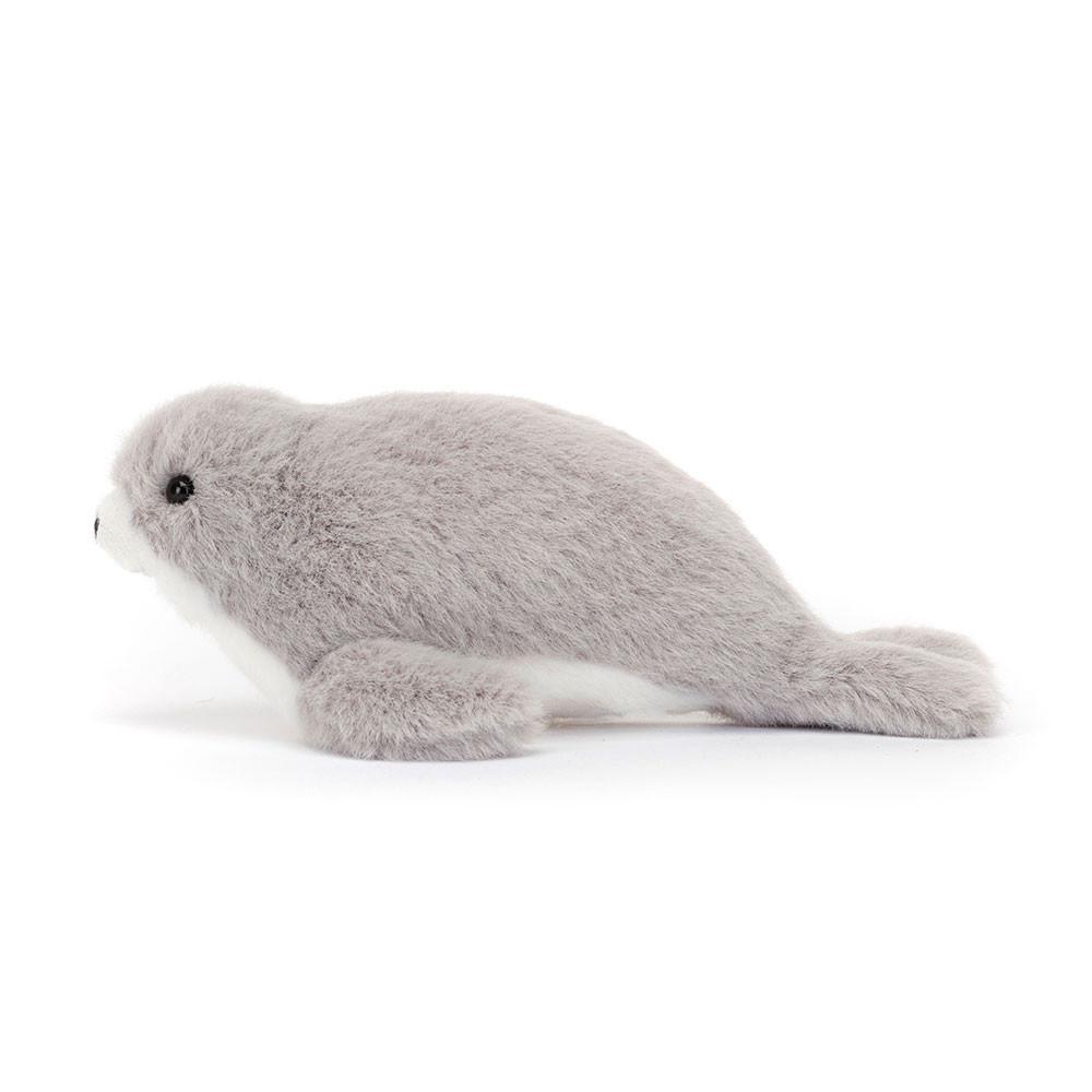 Pluszaki Jellycat Nauticool Seal,6cm x 5cm x 17cm Szare | Polska  PLMN-89451