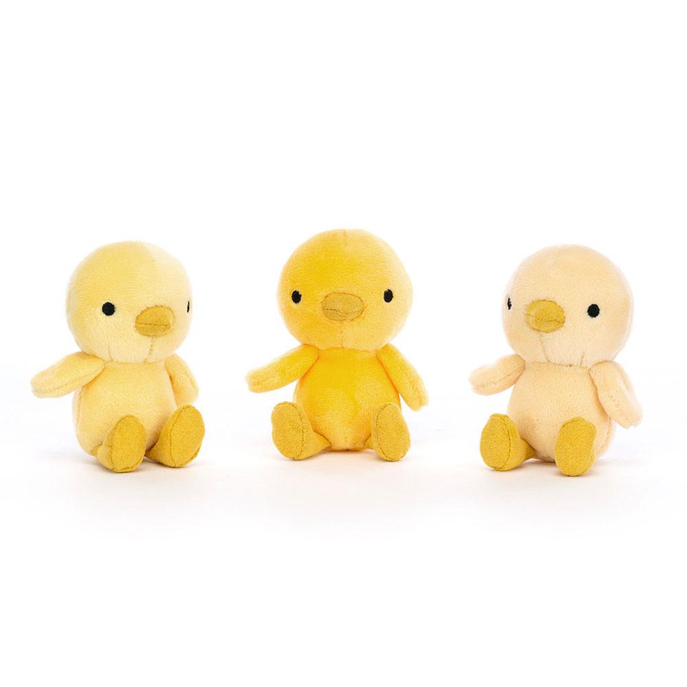 Pluszaki Jellycat Nesting Chickies,11cm x 13cm x 13cm Żółte | Polska  DHCR-62354