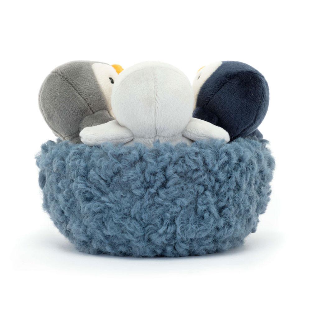 Pluszaki Jellycat Nesting Penguins,11cm x 13cm x 13cm Szare | Polska  FADL-80645