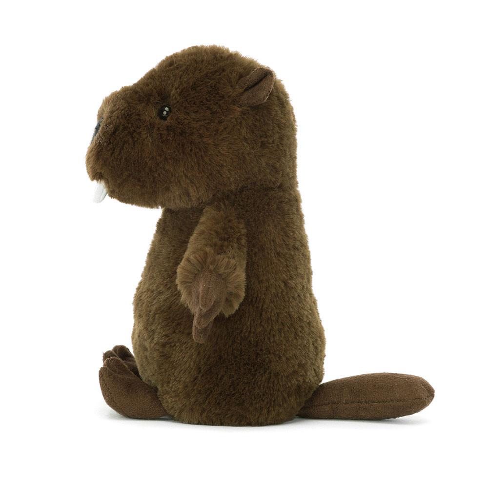 Pluszaki Jellycat Nippit Beaver,14cm x 7cm x 6cm Brązowe | Polska  XTEG-94836