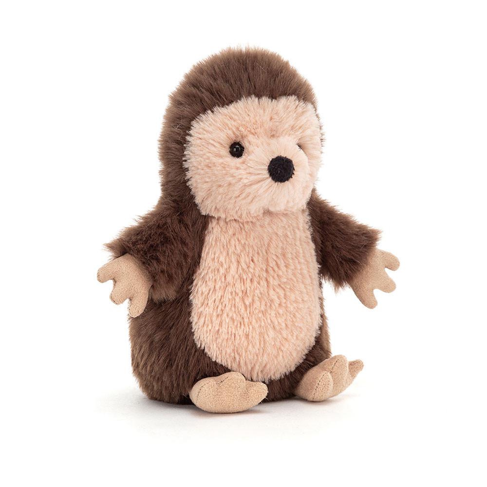 Pluszaki Jellycat Nippit Hedgehog,14cm x 7cm x 6cm Brązowe | Polska  POAN-37160