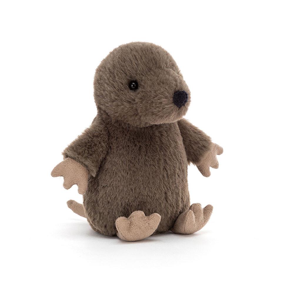Pluszaki Jellycat Nippit Mole,14cm x 7cm x 6cm Brązowe | Polska  ETGM-41538
