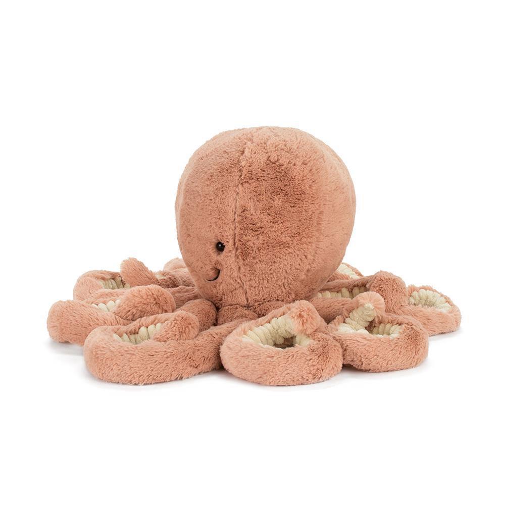 Pluszaki Jellycat Odell Octopus,47cm x 19cm x 19cm Pomarańczowe | Polska  KUCM-75206