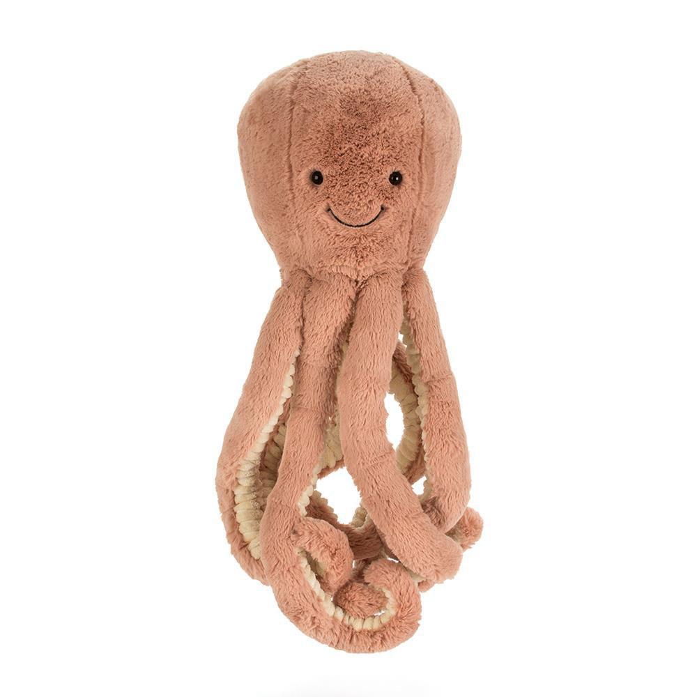 Pluszaki Jellycat Odell Octopus,47cm x 19cm x 19cm Pomarańczowe | Polska  KUCM-75206