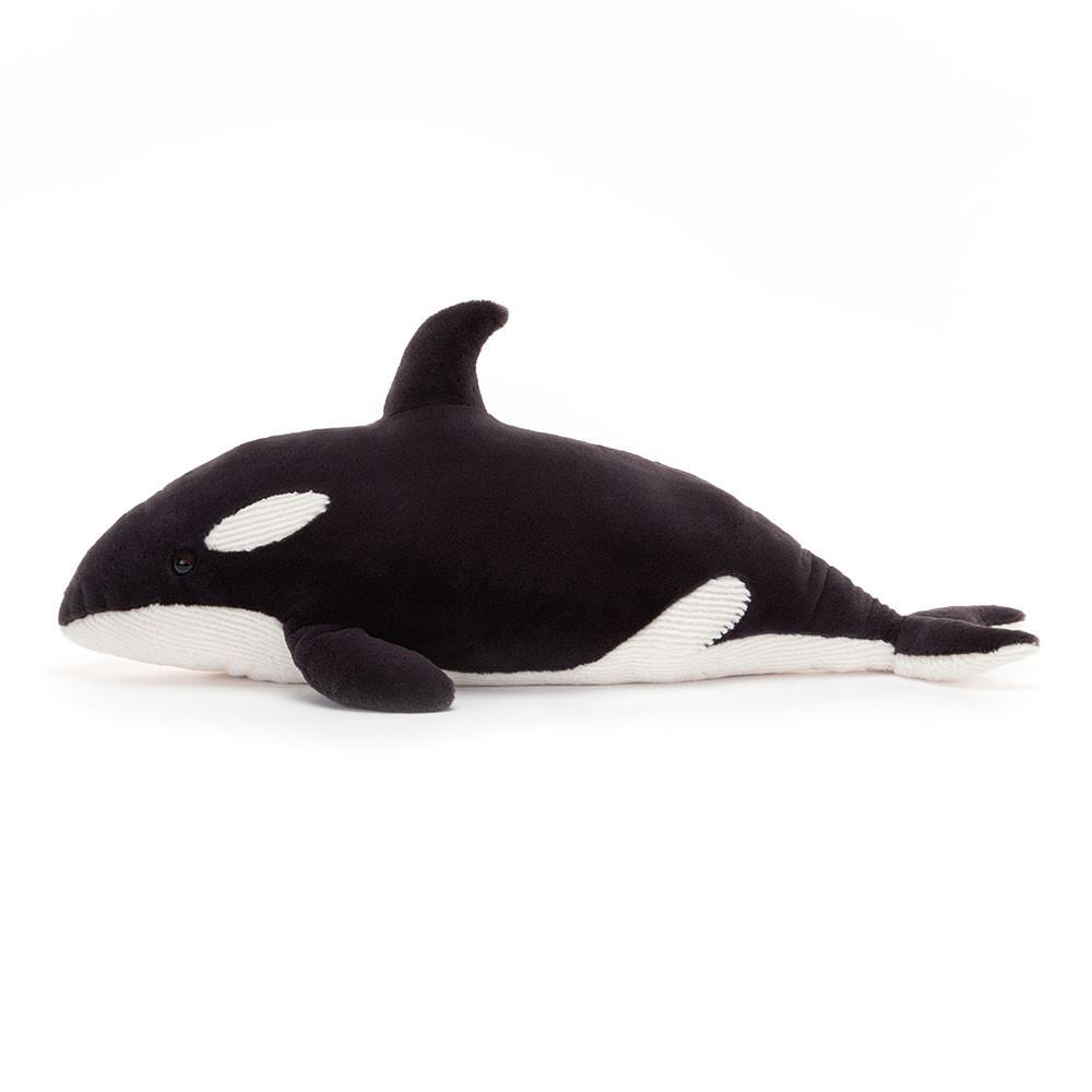 Pluszaki Jellycat Ollivander the Orca,22cm x 20cm x 64cm Czarne | Polska  FASP-71369