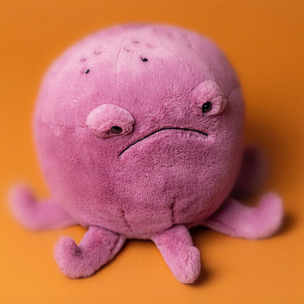 Pluszaki Jellycat Ondre Octopus,20cm x 17cm x 15cm Fioletowe | Polska  VCLR-20681