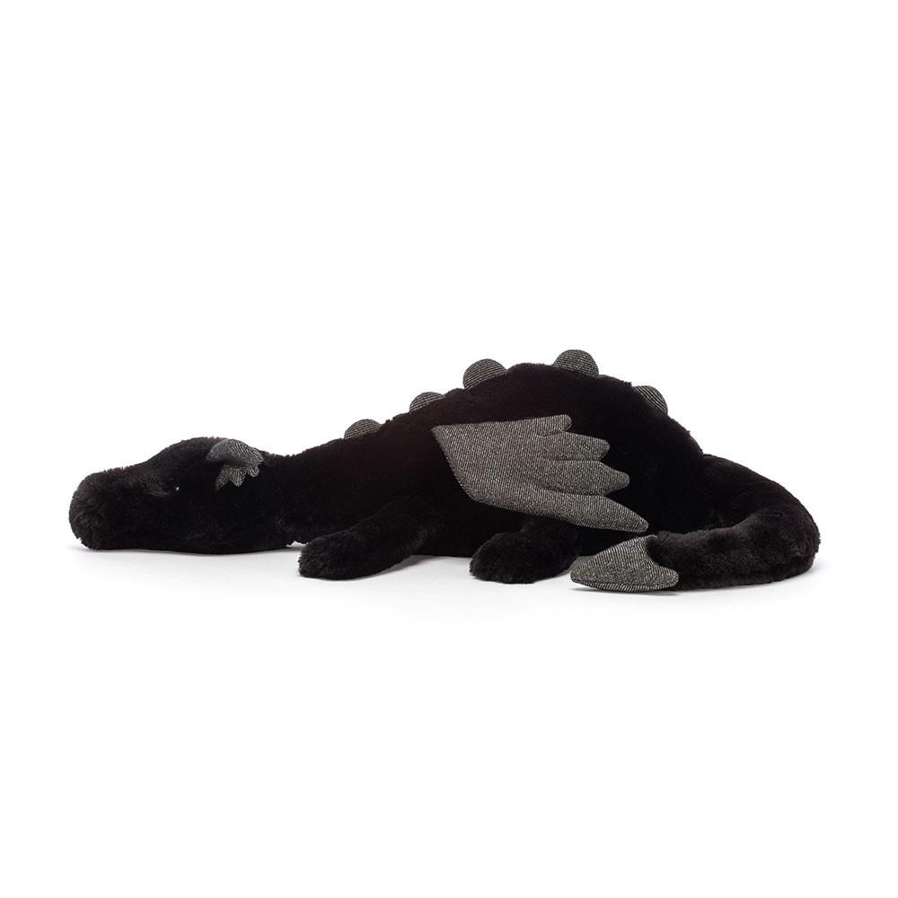 Pluszaki Jellycat Onyx Dragon,4.7in x 5.5in x 19.7in Czarne | Polska  YWTK-10432