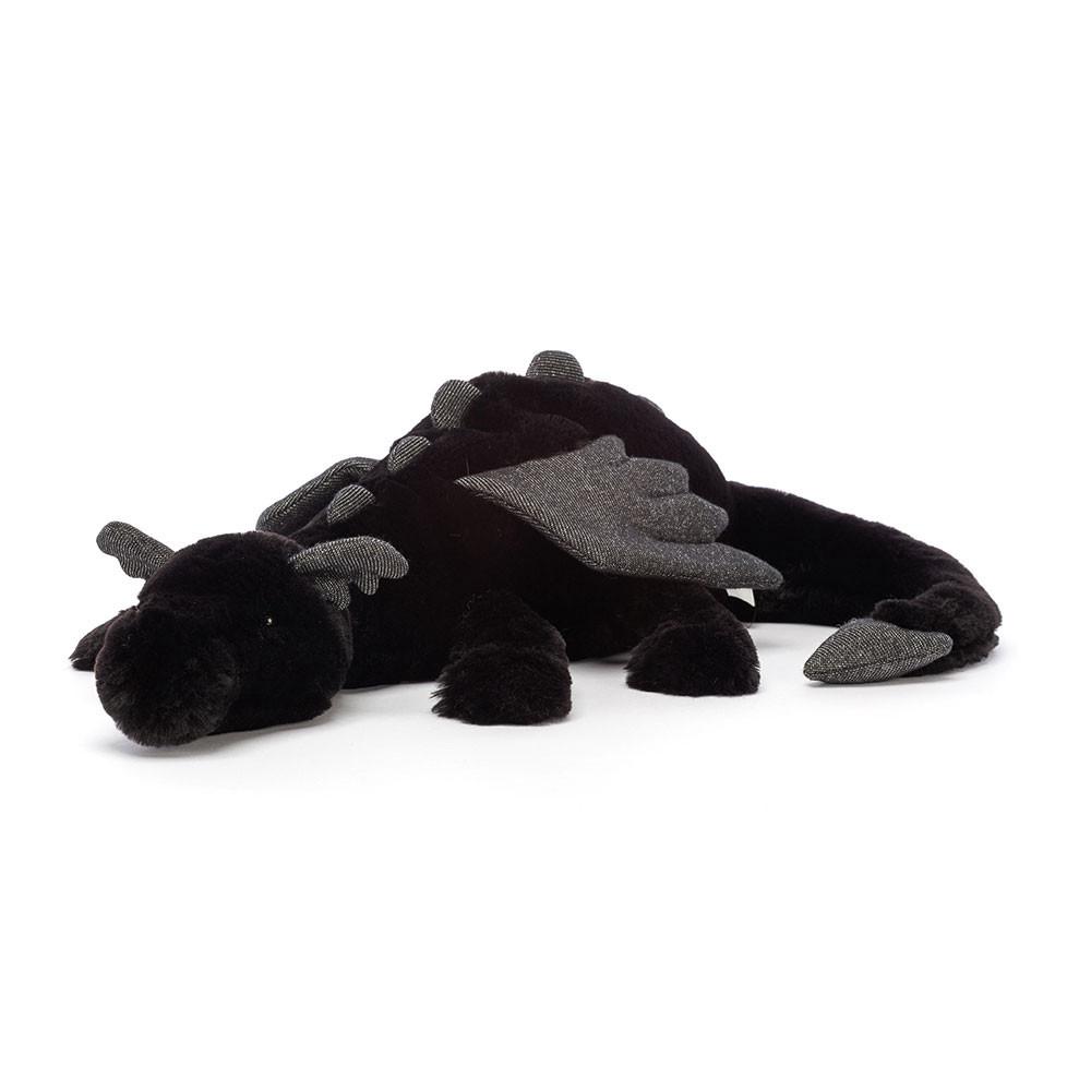 Pluszaki Jellycat Onyx Dragon,4.7in x 5.5in x 19.7in Czarne | Polska  YWTK-10432