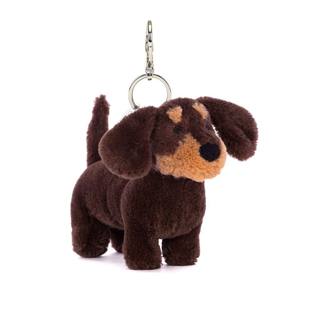 Pluszaki Jellycat Otto Sausage Piesek,12cm x 4cm x 11cm Brązowe | Polska  BWLE-48705