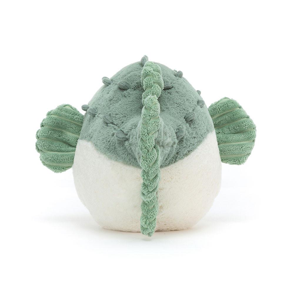 Pluszaki Jellycat Pacey Pufferfish,16cm x 12cm x 23cm Zielone | Polska  QEOL-39721