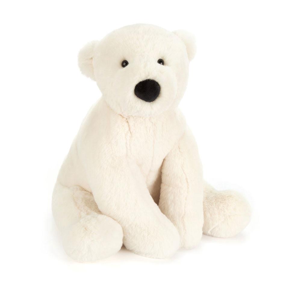 Pluszaki Jellycat Perry Polar Miś,26cm x 15cm x 12cm Kremowe | Polska  CRMI-01278
