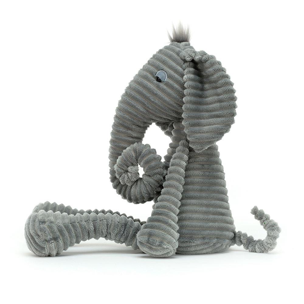 Pluszaki Jellycat Ribble Słoń,39cm x 11cm x 9cm Szare | Polska  HKQT-03984