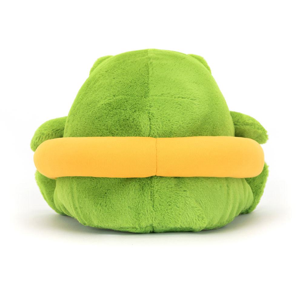 Pluszaki Jellycat Ricky Rain Frog Rubber Ring,15cm x 17cm x 18cm Zielone | Polska  BLRH-86091