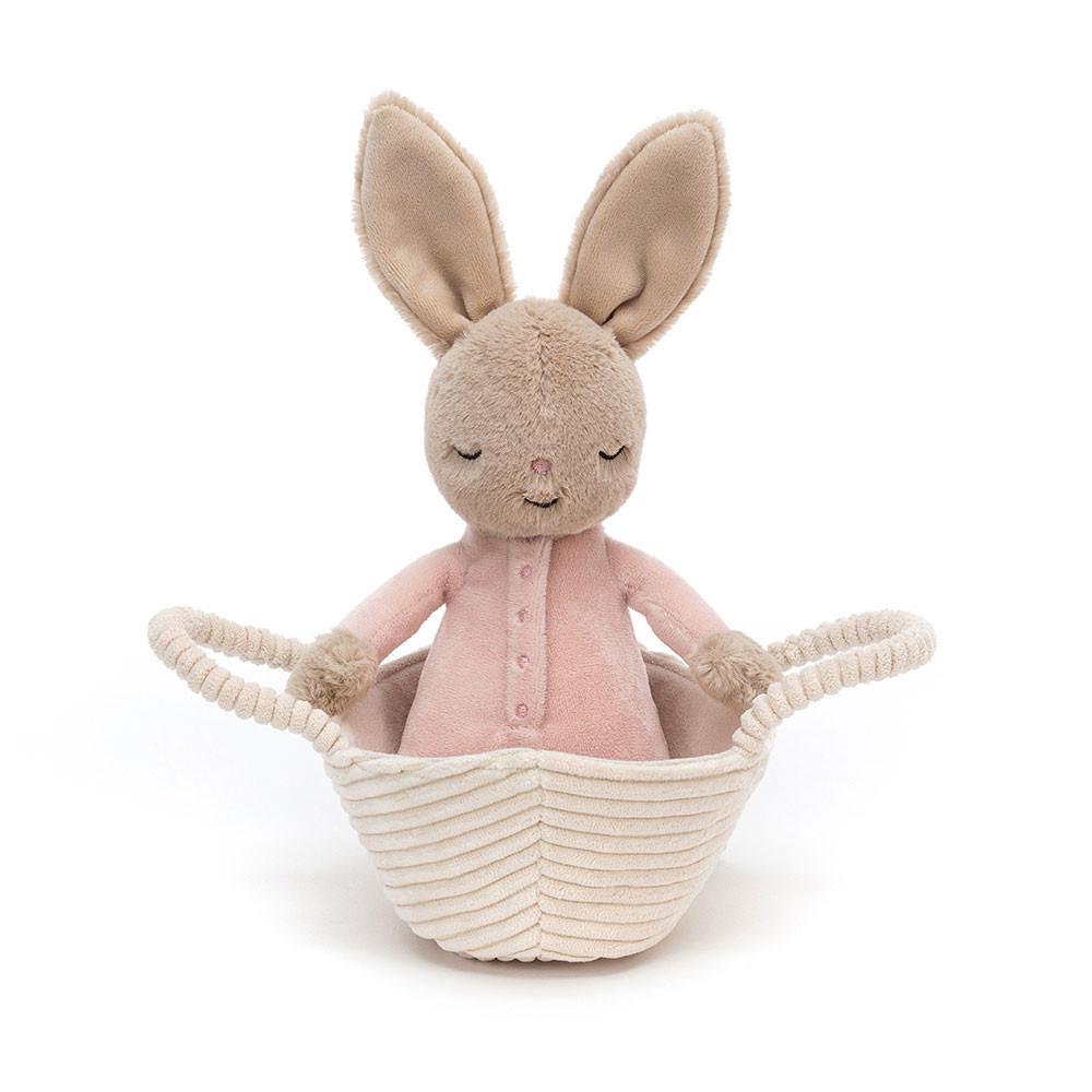 Pluszaki Jellycat Rock-a-Bye Króliczek,12cm x 9cm x 20cm Beżowe | Polska  MYLW-18704