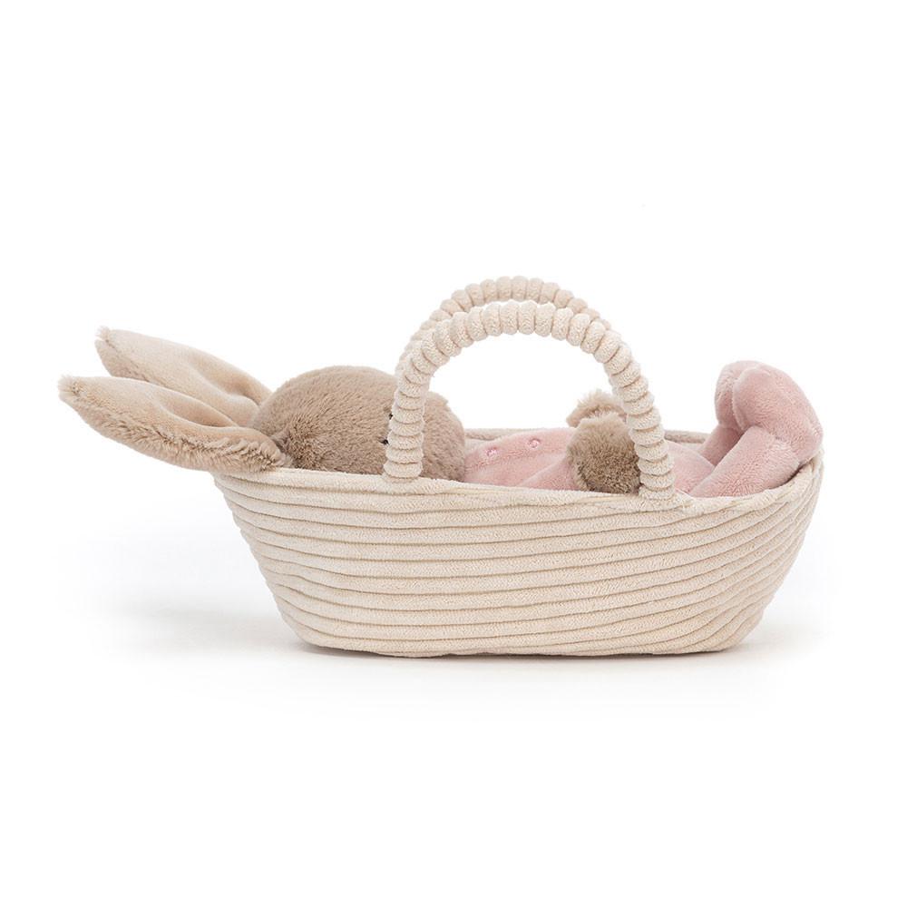 Pluszaki Jellycat Rock-a-Bye Króliczek,12cm x 9cm x 20cm Beżowe | Polska  MYLW-18704