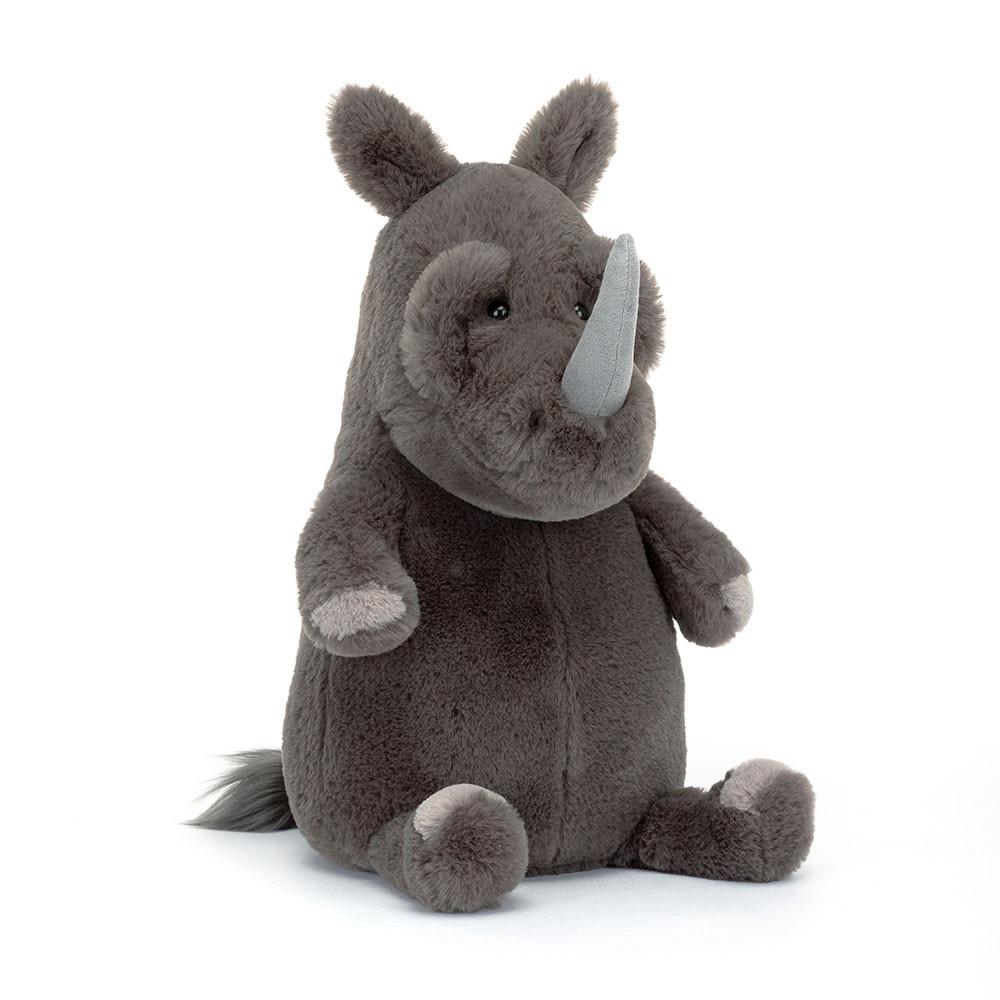 Pluszaki Jellycat Roderick Rhinoceros,37cm x 15cm x 13cm Szare | Polska  PFLM-59102