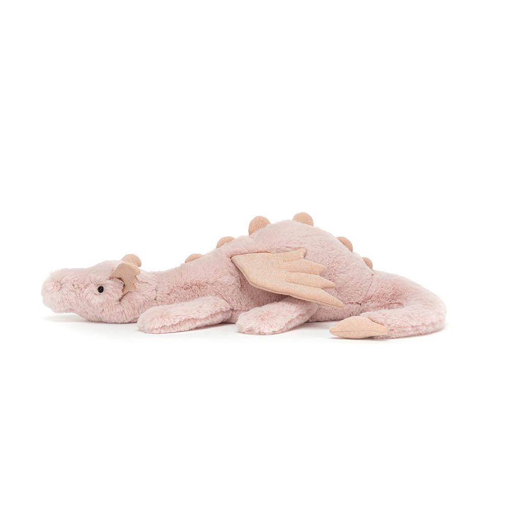 Pluszaki Jellycat Rose Dragon,12cm x 14cm x 50cm Różowe | Polska  XLGS-53178