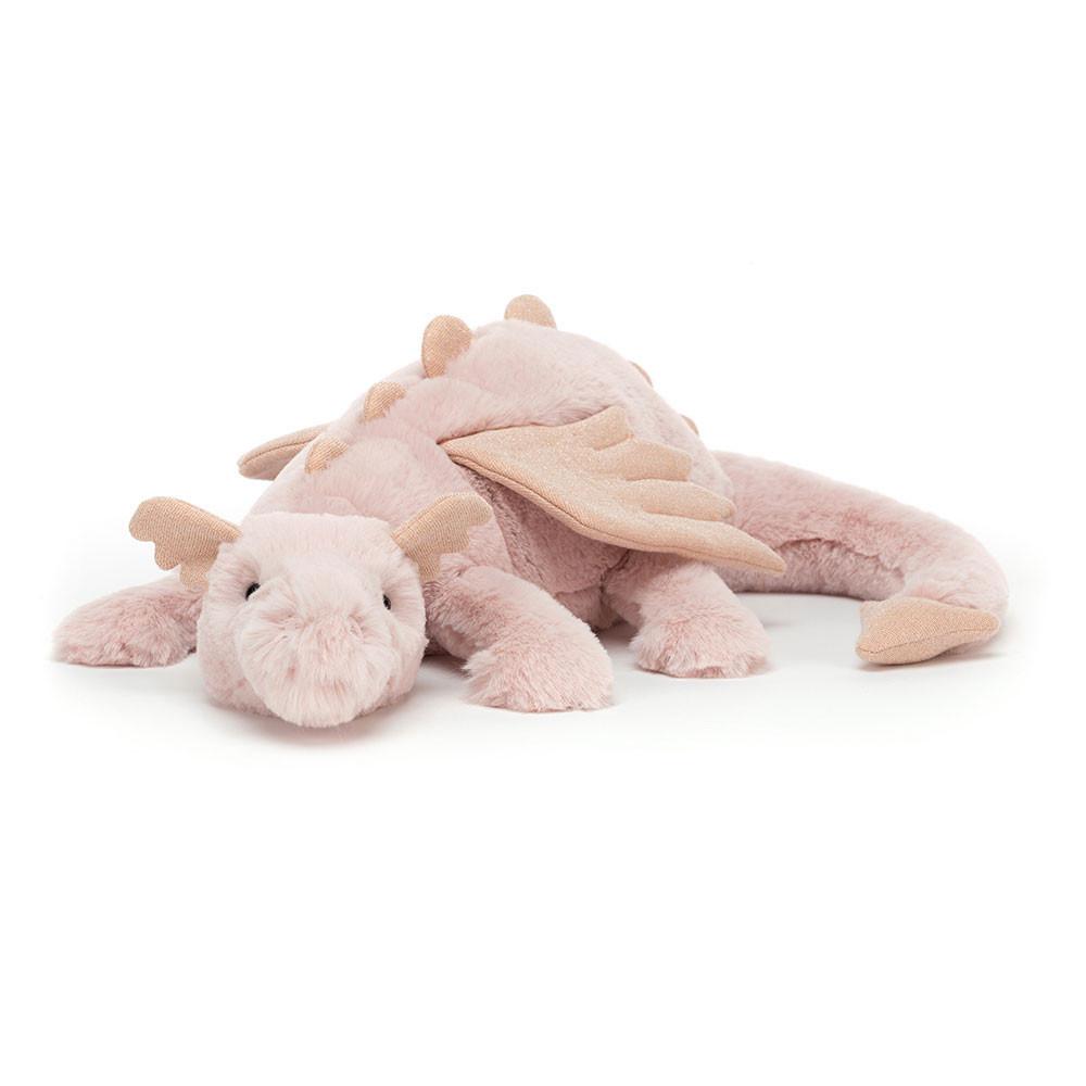 Pluszaki Jellycat Rose Dragon,12cm x 14cm x 50cm Różowe | Polska  XLGS-53178