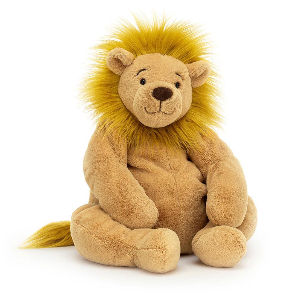 Pluszaki Jellycat Rumpletum Lion,27cm x 21cm x 22cm Żółte | Polska  OQBJ-14368