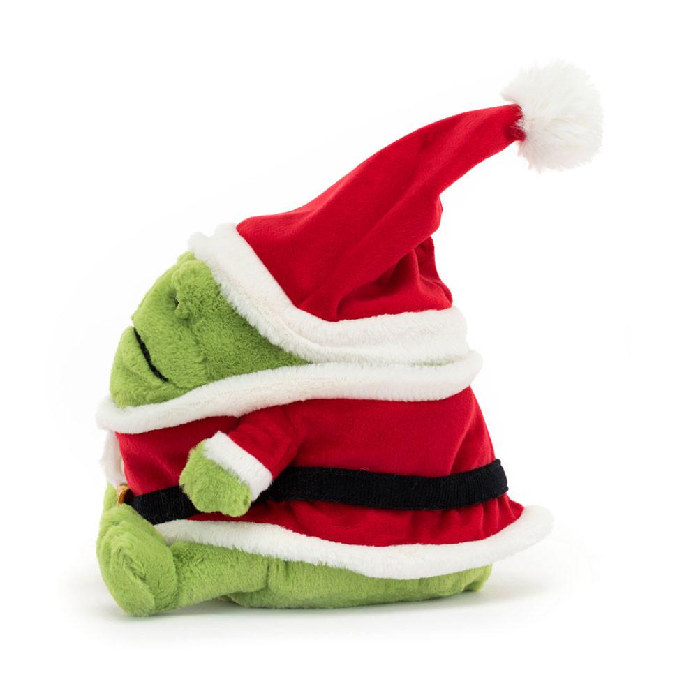 Pluszaki Jellycat Santa Ricky Rain Frog,16cm x 12cm x 13cm Zielone | Polska  CEWD-39752