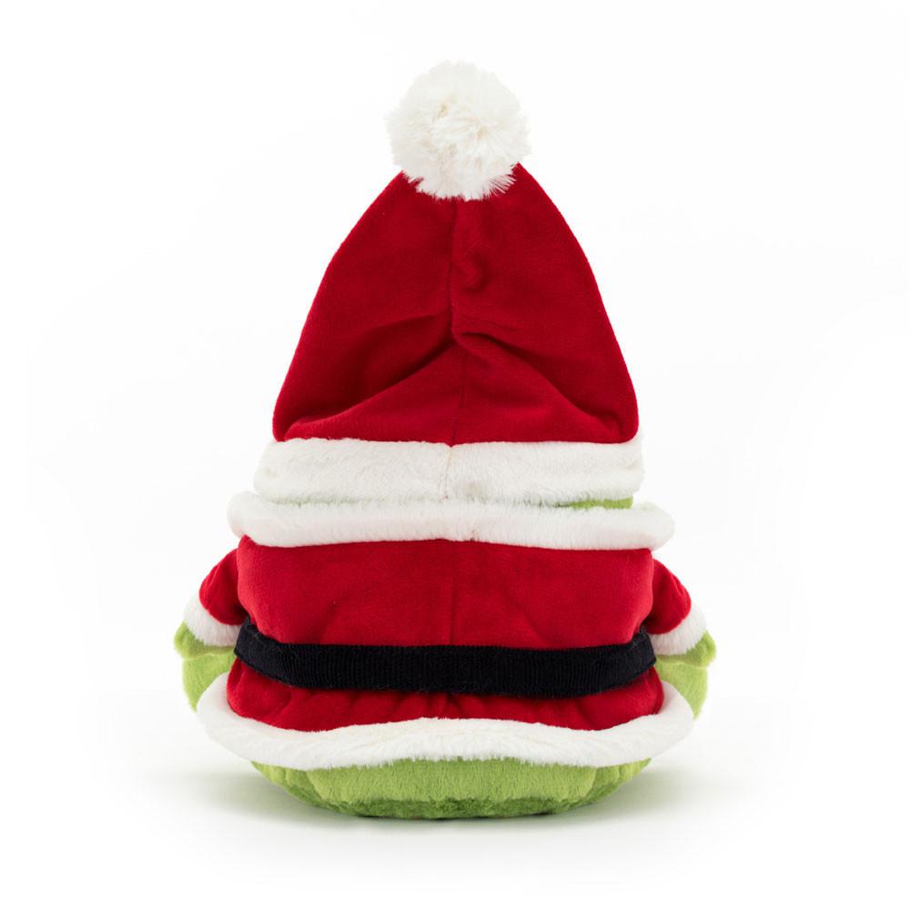 Pluszaki Jellycat Santa Ricky Rain Frog,16cm x 12cm x 13cm Zielone | Polska  CEWD-39752