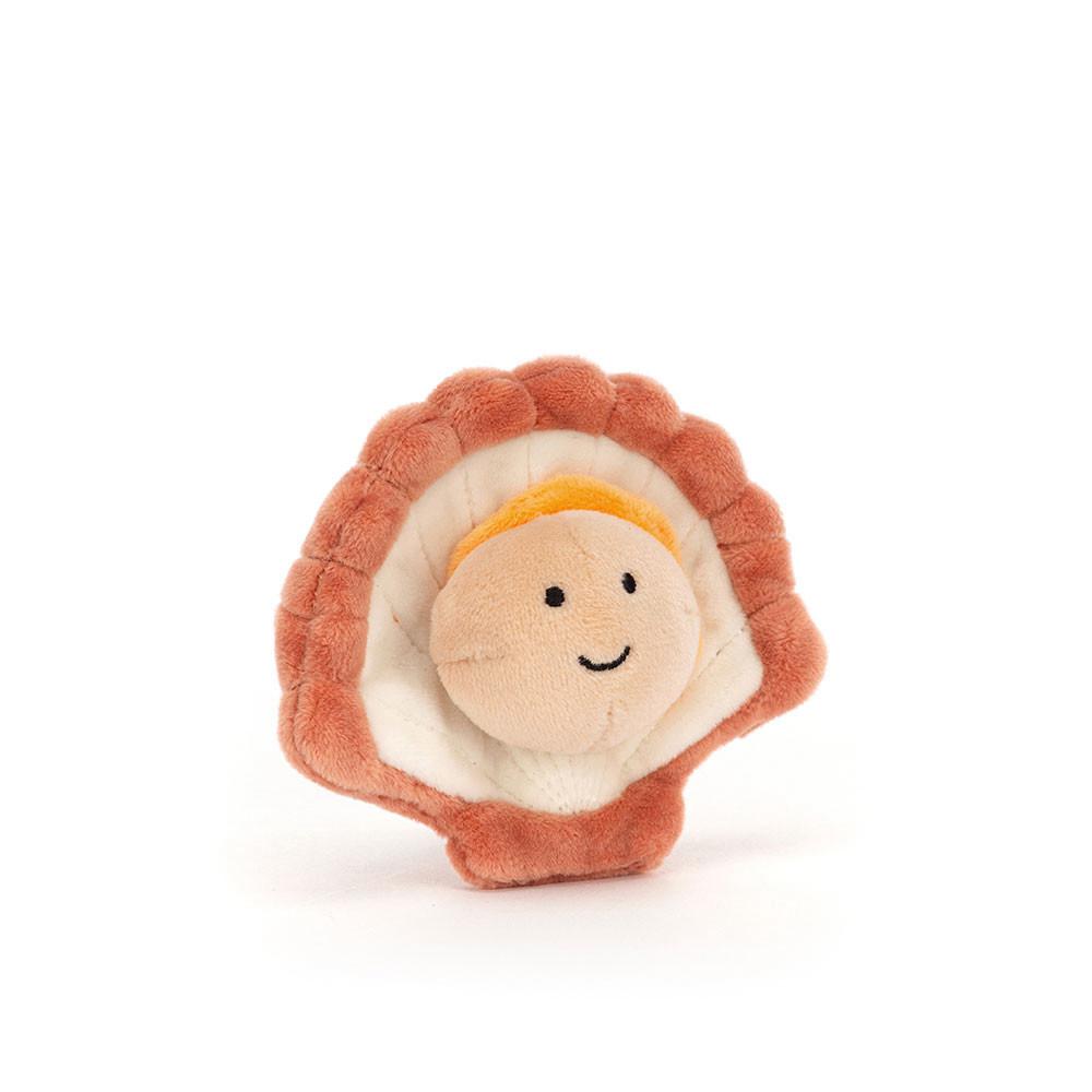 Pluszaki Jellycat Sensational Seafood Scallop,9cm x 11cm x 4cm Brązowe | Polska  RQJX-25781