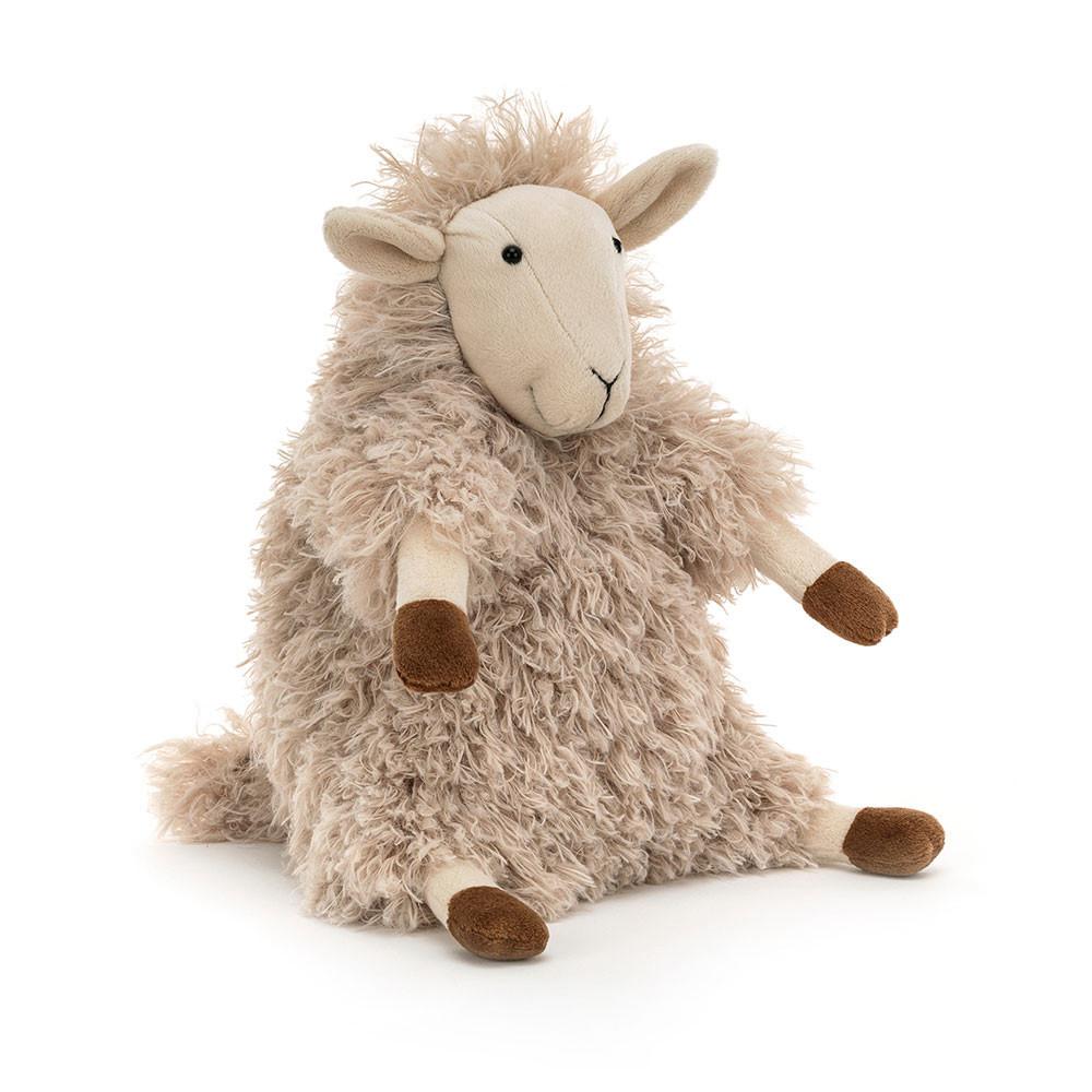 Pluszaki Jellycat Sherri Sheep,11.8in x 5.5in x 5.1in Beżowe | Polska  LEQM-97436