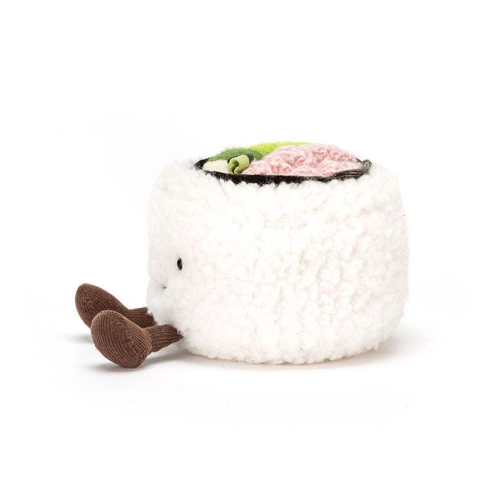 Pluszaki Jellycat Silly Sushi California,10cm x 12cm x 10cm Białe | Polska  JTIW-84279