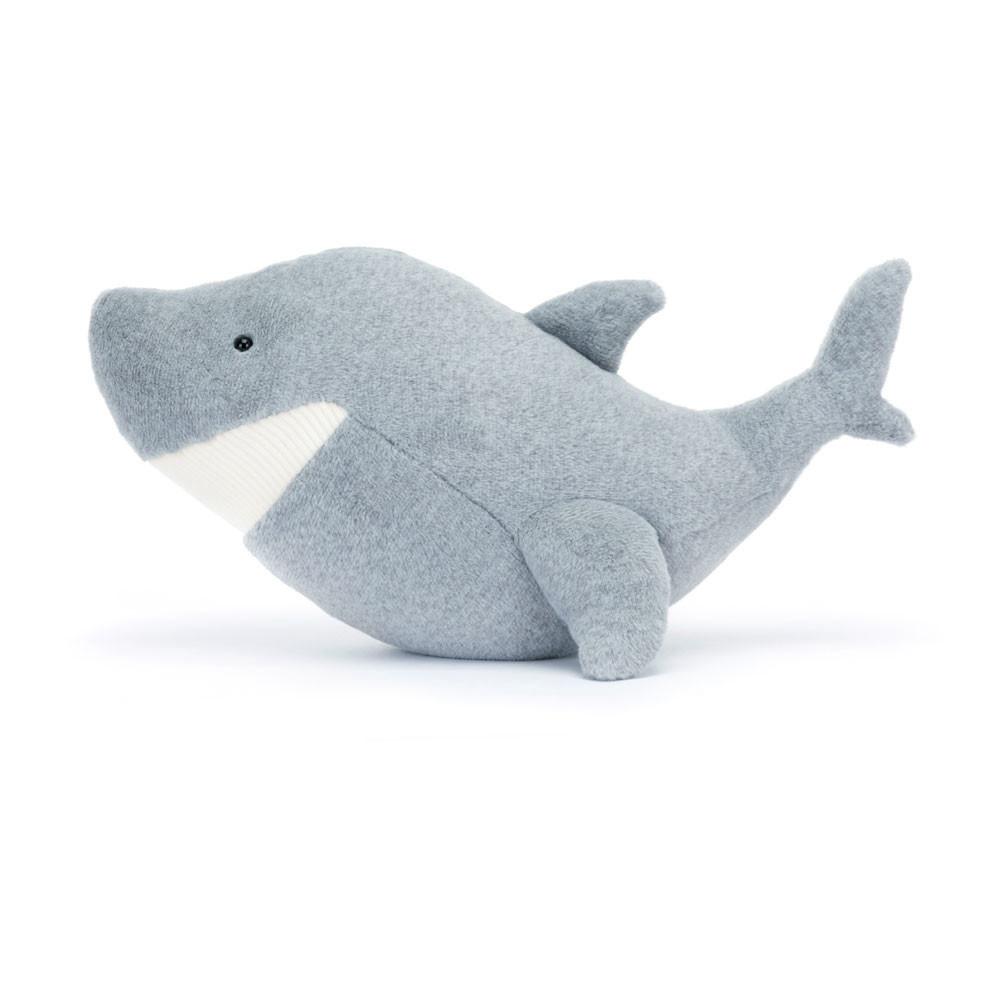 Pluszaki Jellycat Silvie Shark,27cm x 19cm x 24cm Szare | Polska  LSQD-10879