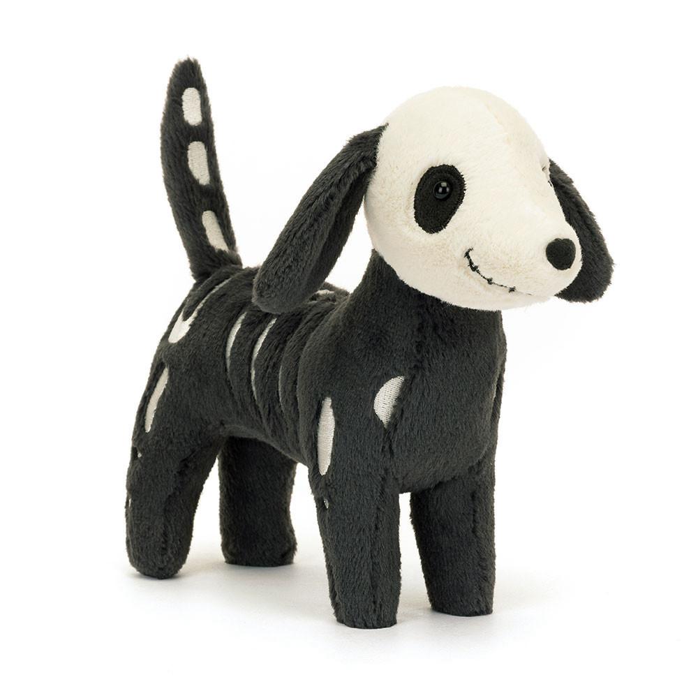 Pluszaki Jellycat SkelePiesek Dan,6.3in x 2.4in x 8.7in Czarne | Polska  DBGT-98265