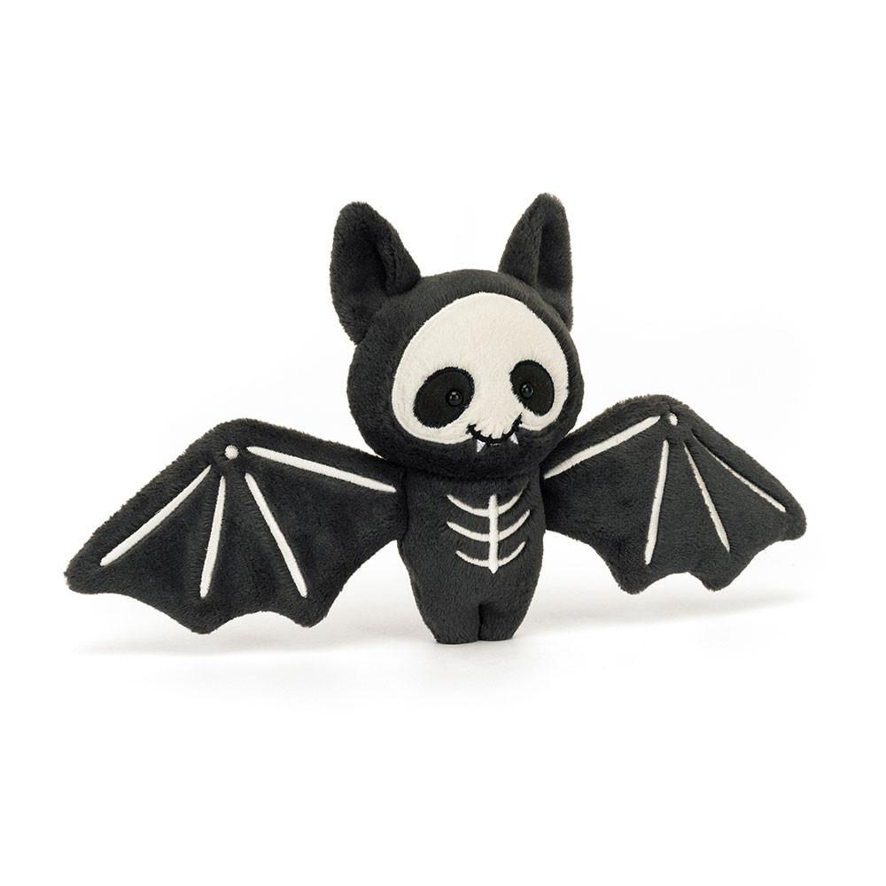 Pluszaki Jellycat Skelebat Jim,16cm x 35cm x 3cm Czarne | Polska  QPJS-72509