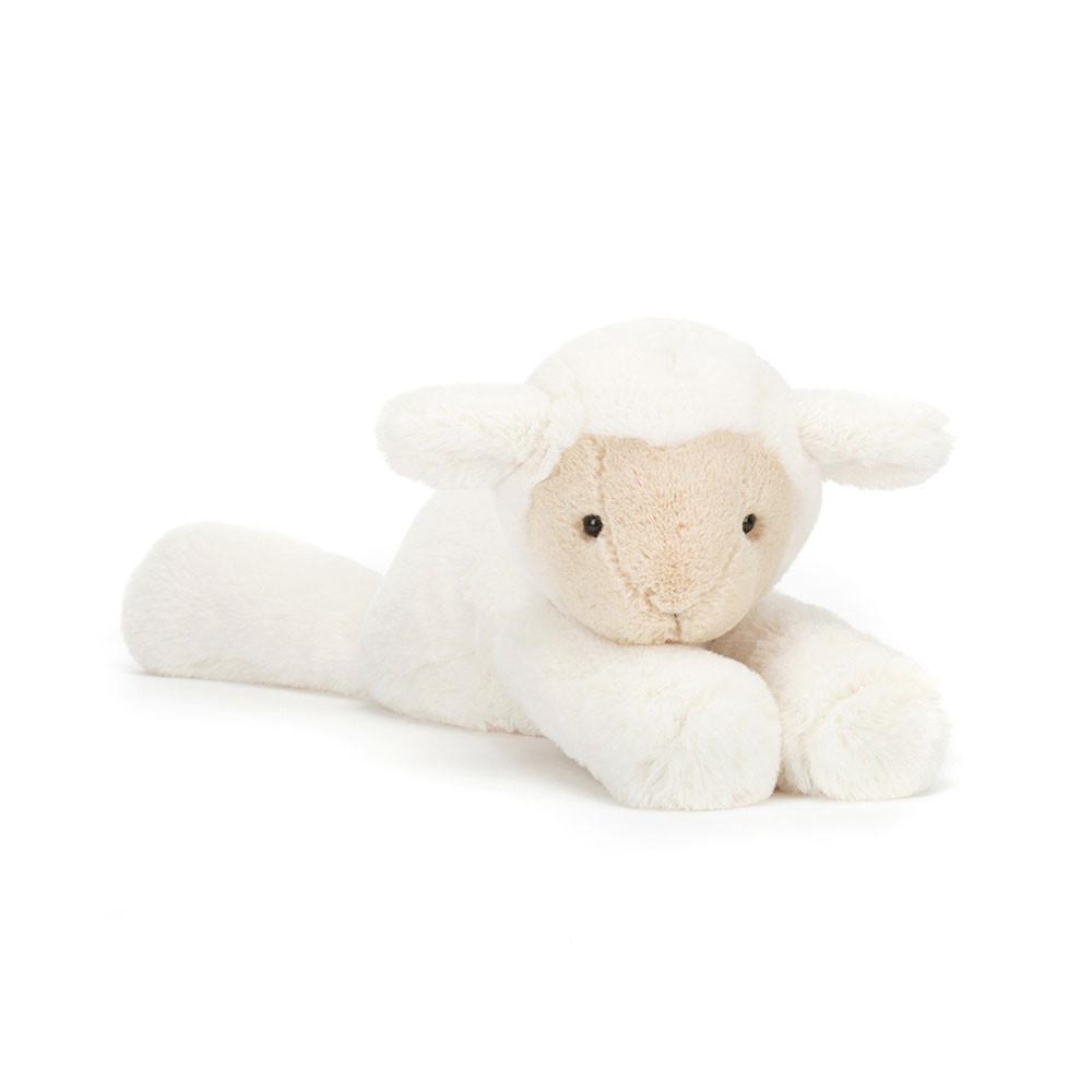 Pluszaki Jellycat Smudge Lamb,13cm x 11cm x 24cm Białe | Polska  EBIY-10248