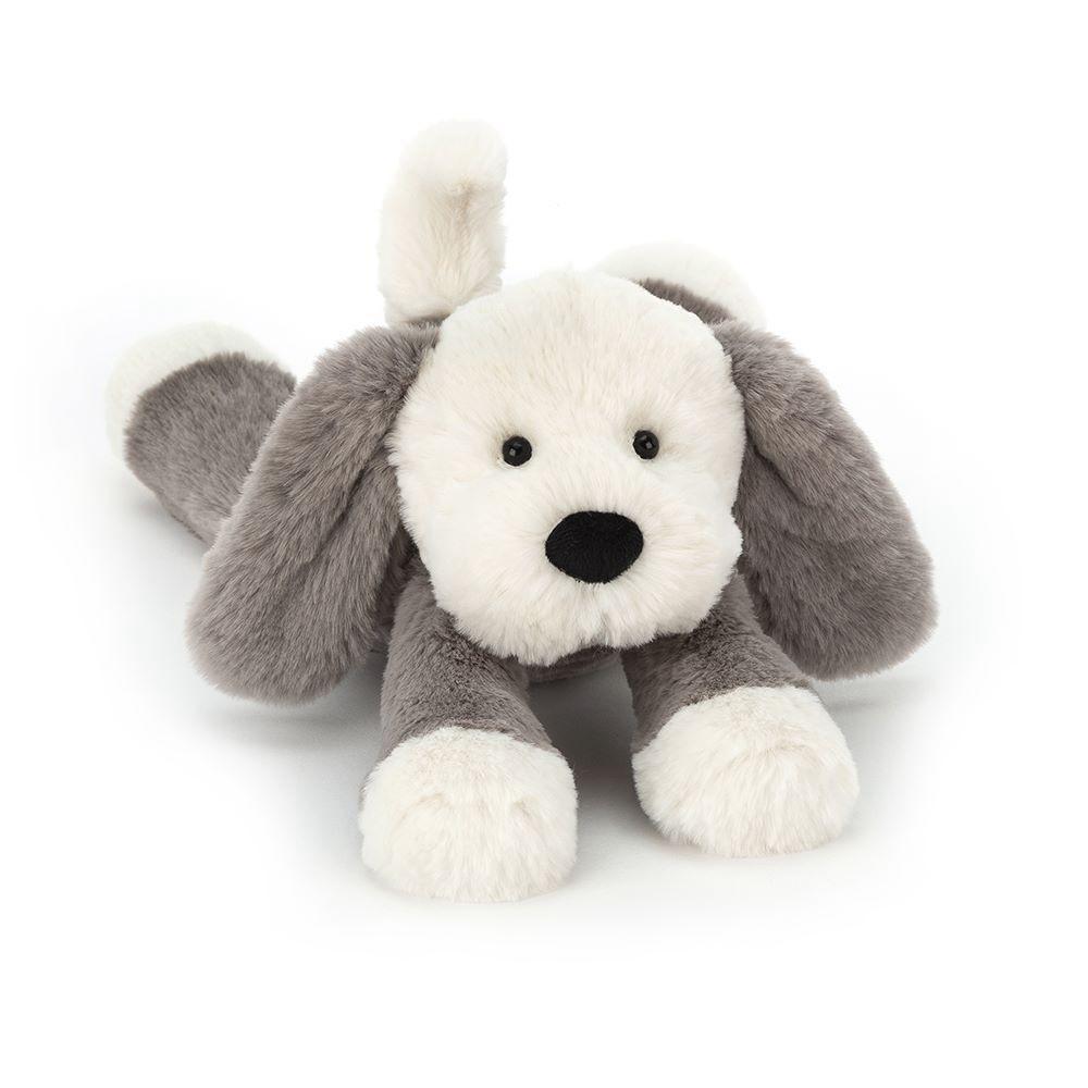 Pluszaki Jellycat Smudge Puppy,5.1in x 4.3in x 9.4in Szare | Polska  GLPH-23769
