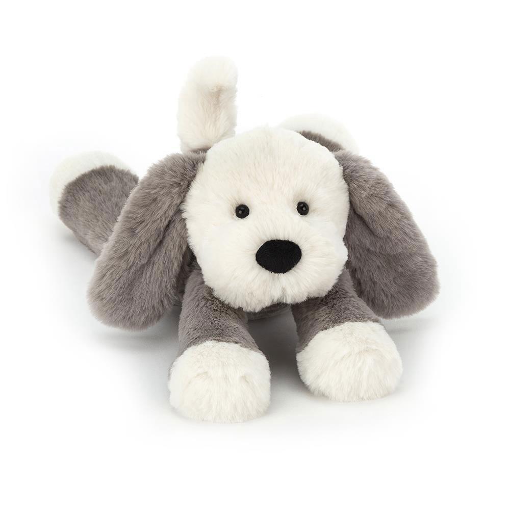 Pluszaki Jellycat Smudge Puppy,5.1in x 4.3in x 9.4in Szare | Polska  GLPH-23769