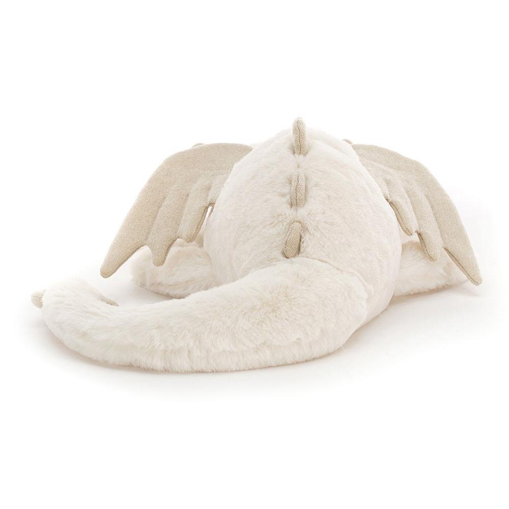 Pluszaki Jellycat Snow Dragon,8cm x 8cm x 30cm Białe | Polska  GAZW-90123