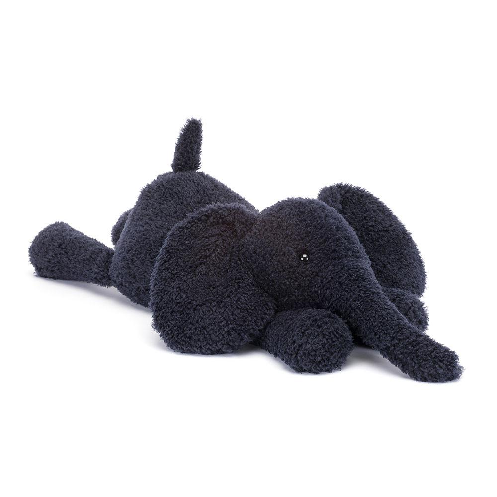 Pluszaki Jellycat Splootie Słoń,16cm x 18cm x 42cm Niebieskie | Polska  VZCW-21396