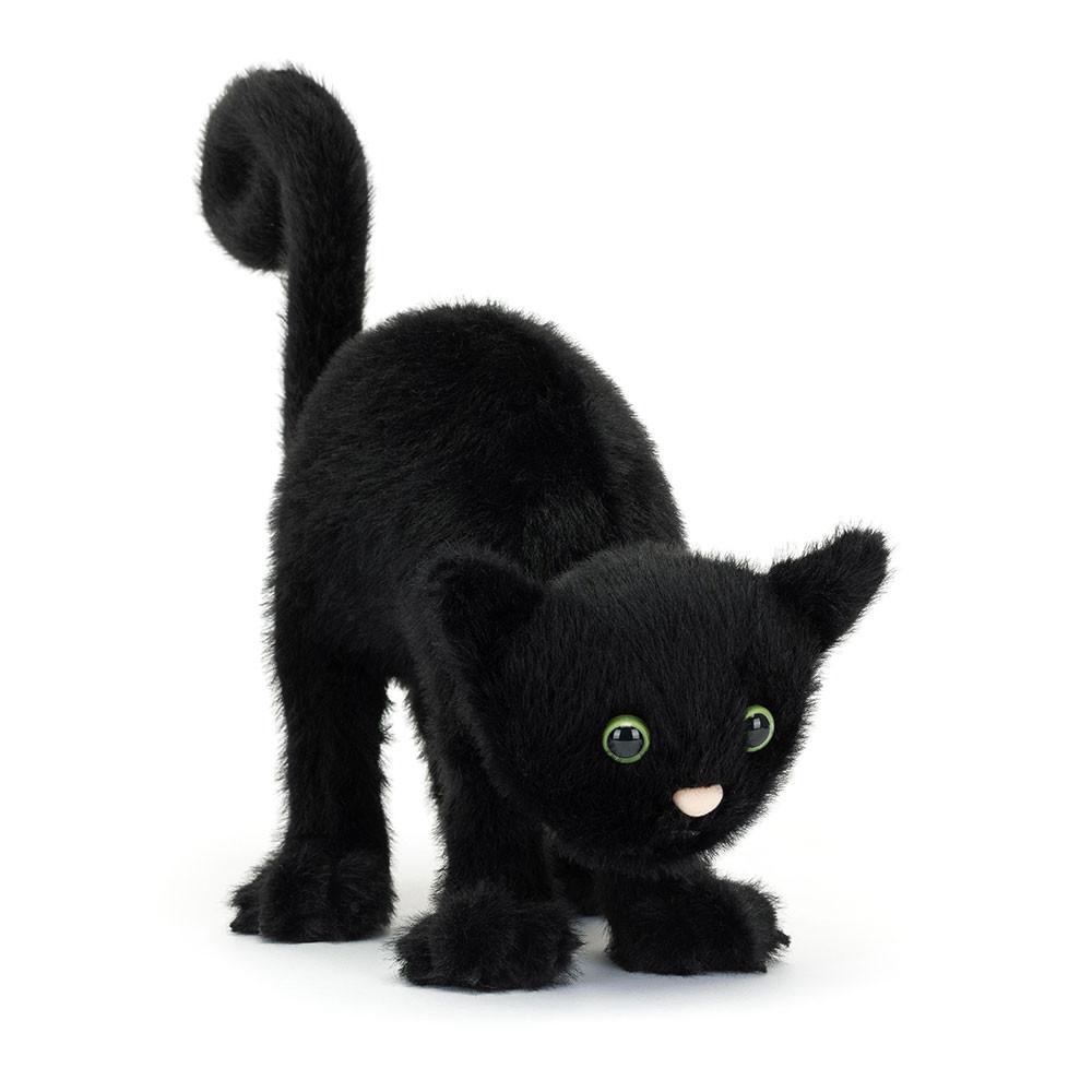 Pluszaki Jellycat Spookipaws Jelonek,7.9in x 2.8in x 9.8in Czarne | Polska  RQDK-31502