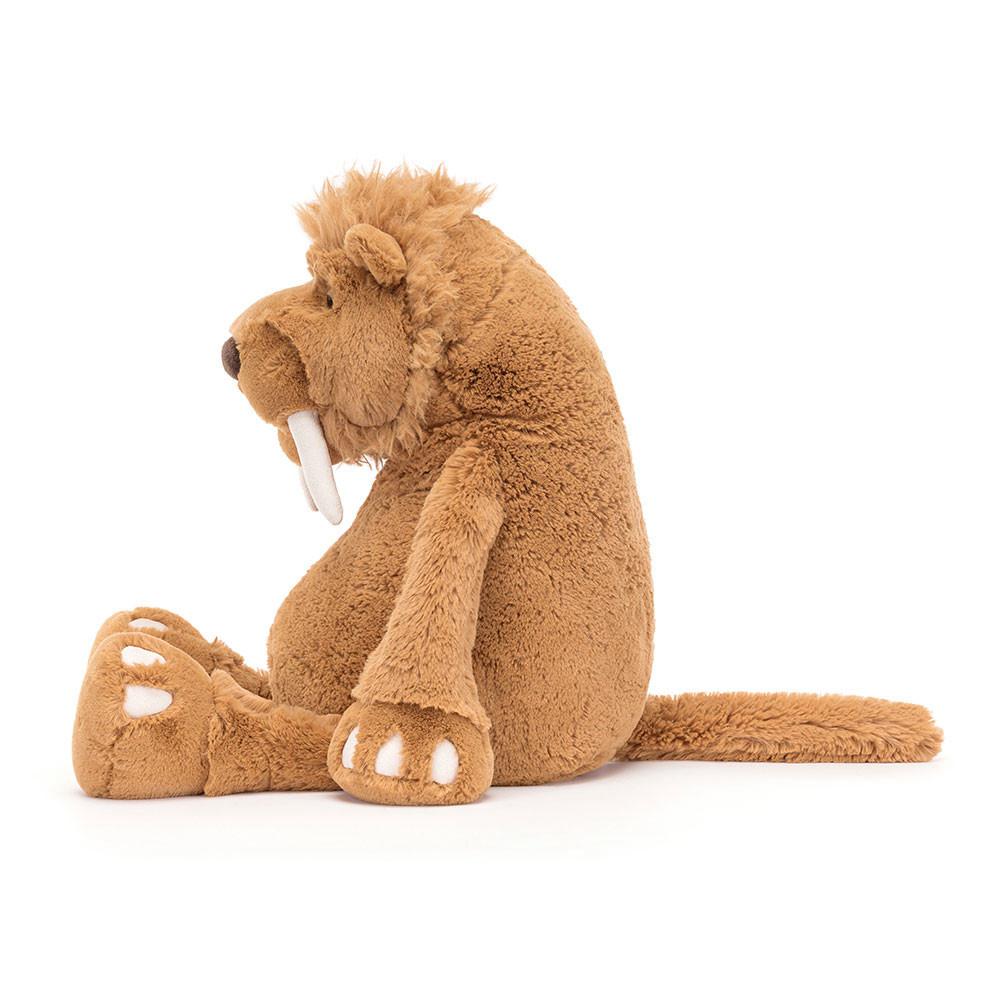 Pluszaki Jellycat Stellan Sabre Tooth Tiger,49cm x 17cm x 16cm Brązowe | Polska  REZL-87215