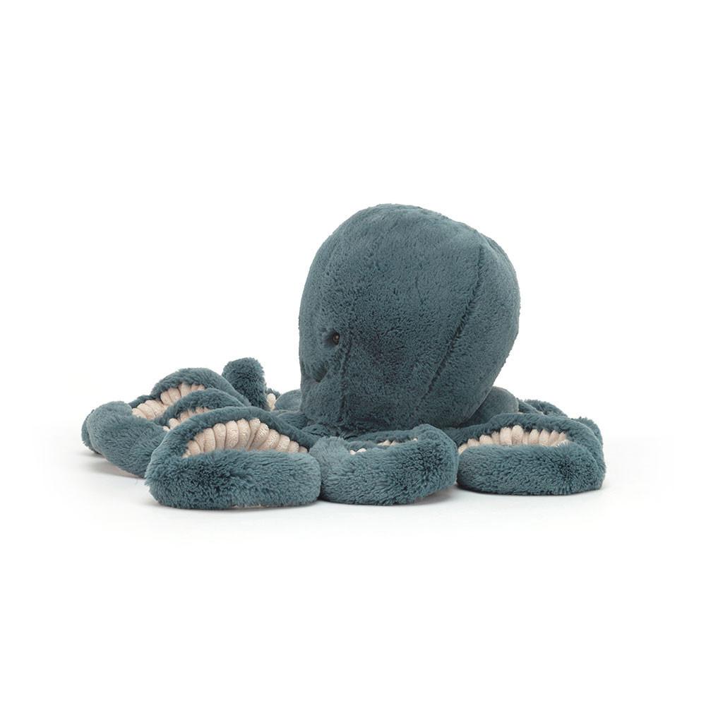 Pluszaki Jellycat Storm Octopus,27cm x 10cm x 10cm Niebieskie | Polska  QYKM-48263