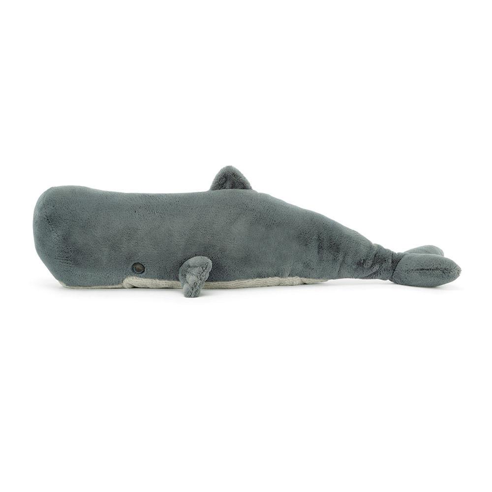 Pluszaki Jellycat Sullivan the Sperm Whale,21cm x 19cm x 73cm Szare | Polska  WTPB-72481