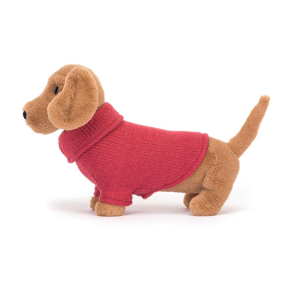 Pluszaki Jellycat Sweater Sausage Piesek,6.3in x 2.8in x 9.4in Brązowe | Polska  OHAS-19672