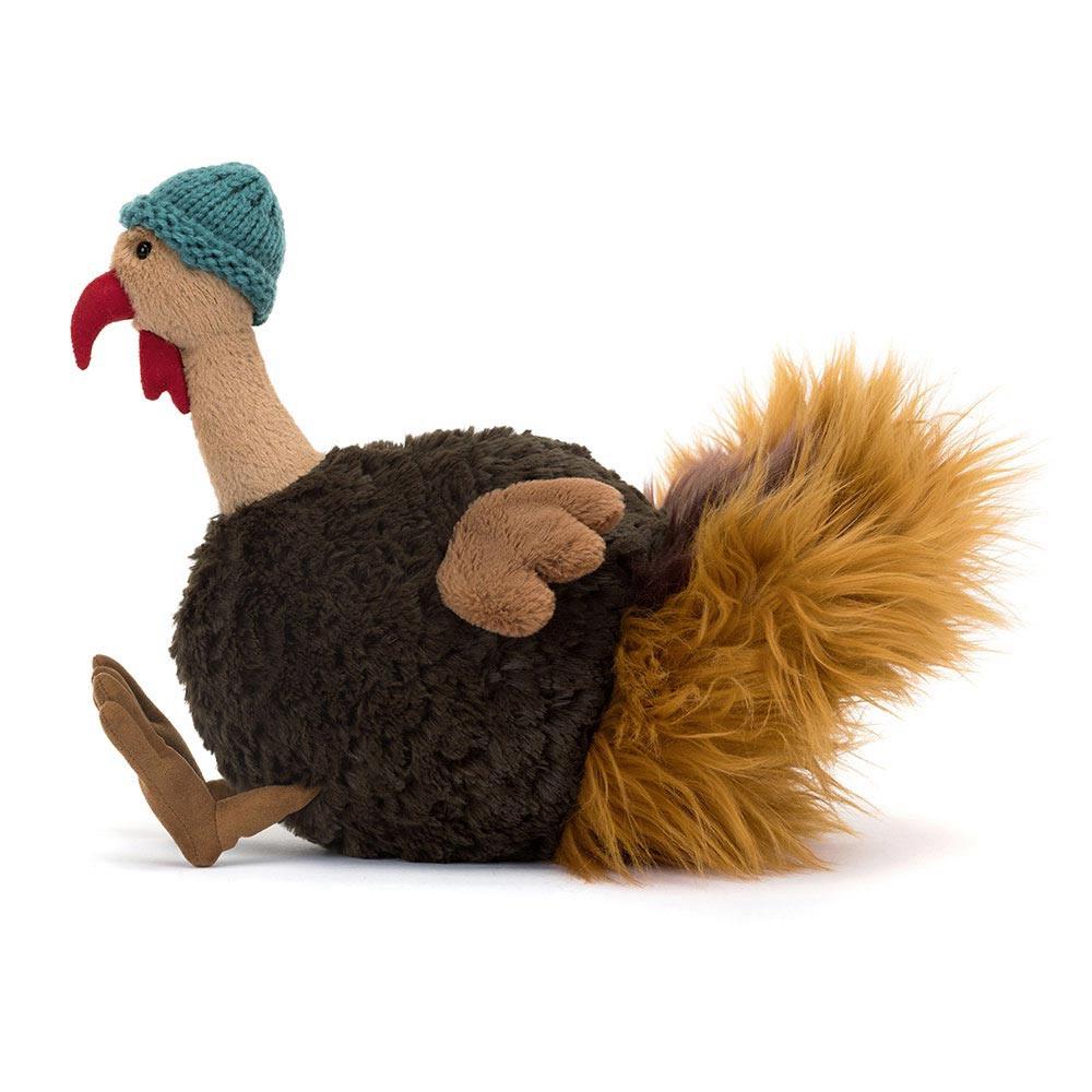 Pluszaki Jellycat Theo Turkey,29cm x 14cm x 20cm Brązowe | Polska  UWRM-17658
