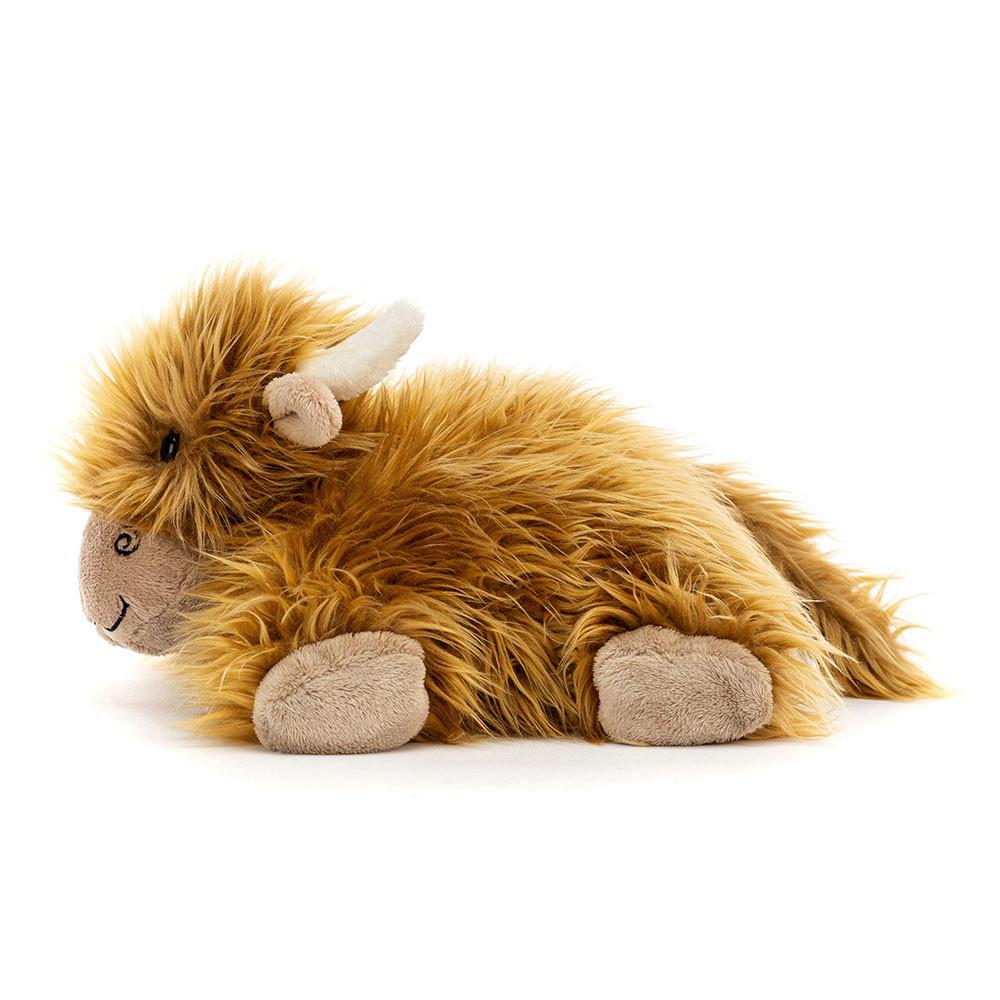 Pluszaki Jellycat Truffles Highland Cow,6.3in x 14.2in x 9.1in Brązowe | Polska  VNYB-43819