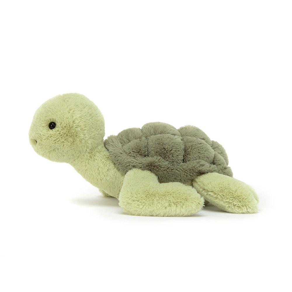 Pluszaki Jellycat Tully Turtle,12cm x 25cm x 28cm Zielone | Polska  EYBV-21597