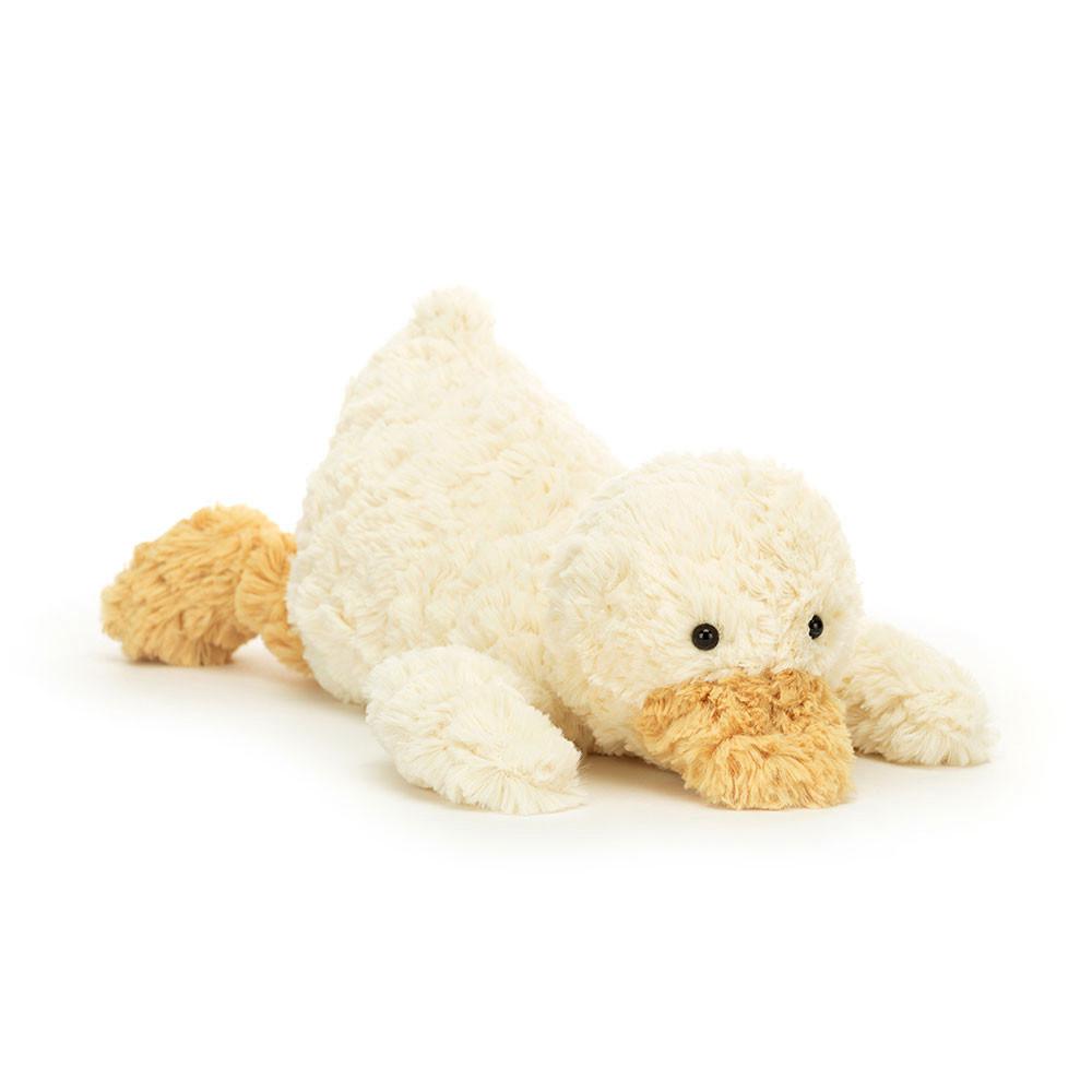 Pluszaki Jellycat Tumblie Duck,5.9in x 4.3in x 14.2in Żółte | Polska  GJXU-13875