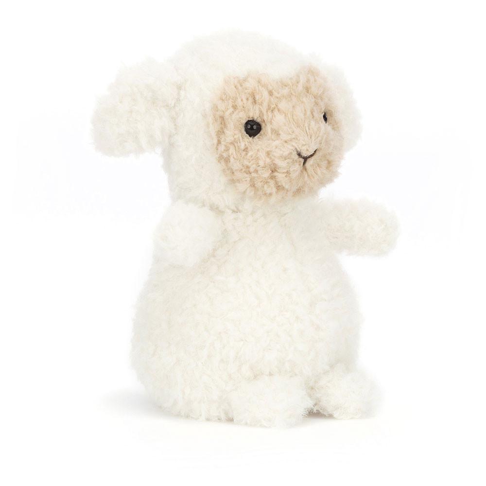 Pluszaki Jellycat Wee Lamb,4.7in x 2.8in x 2.4in Białe | Polska  SWLK-90368