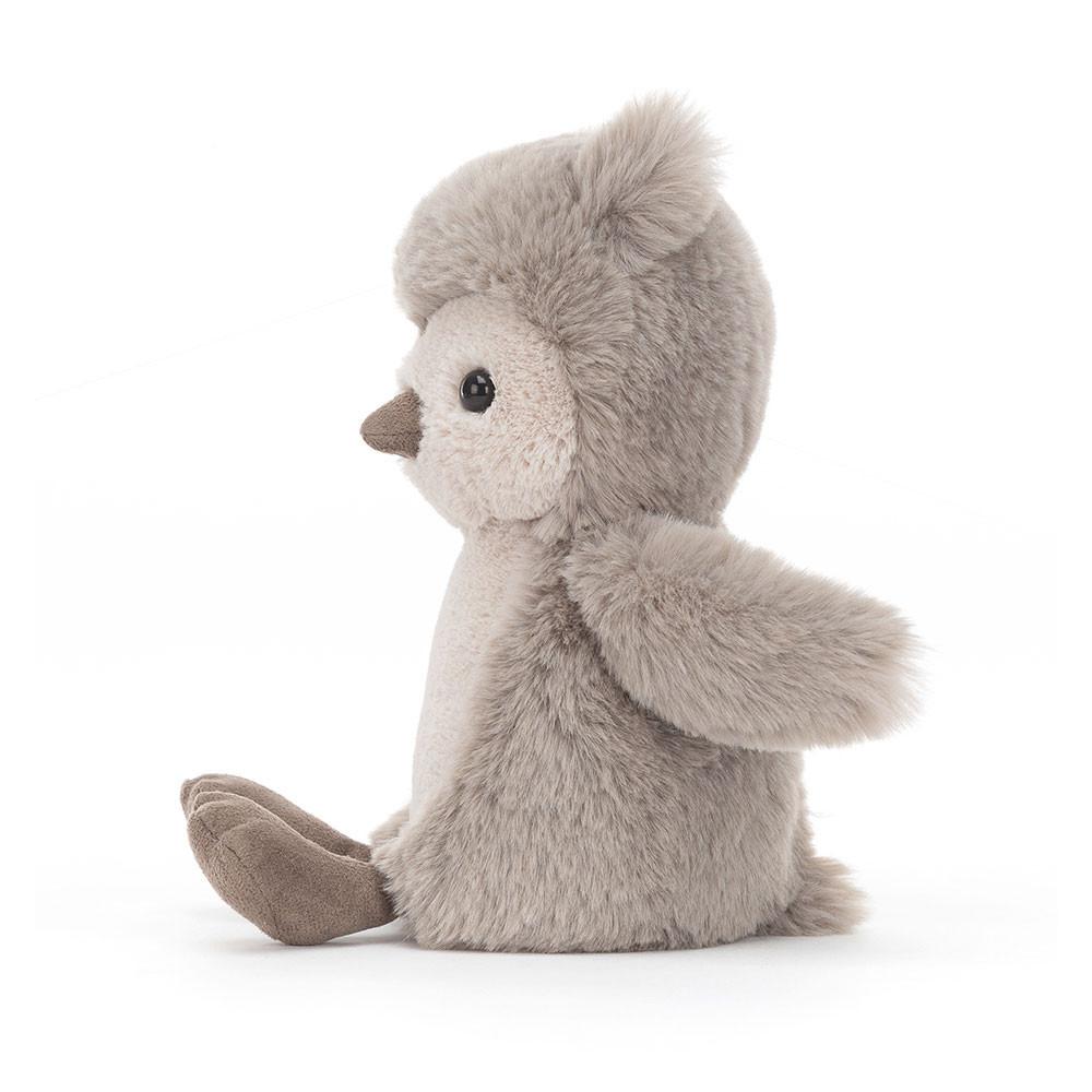 Pluszaki Jellycat Willow Owl,20cm x 9cm x 7cm Szare | Polska  BMNZ-35810