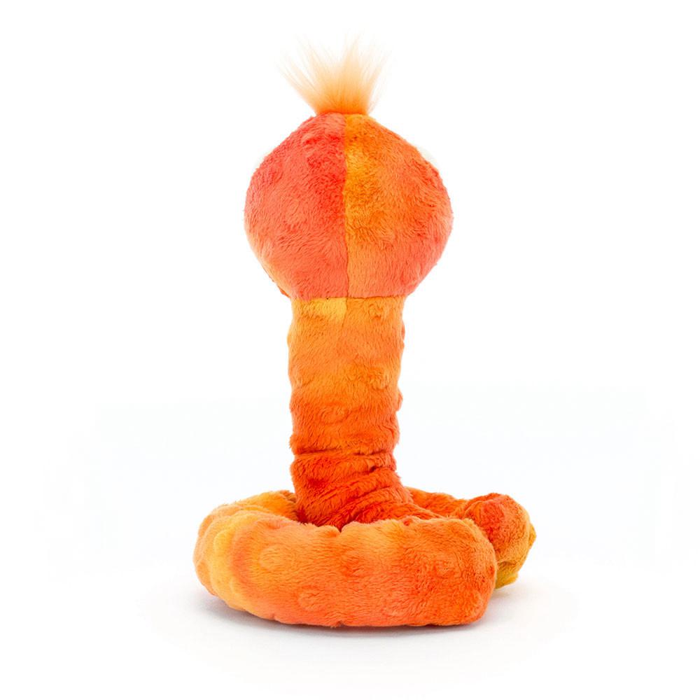 Pluszaki Jellycat Winston Worm,16cm x 8cm x 10cm Pomarańczowe | Polska  JZDA-69382